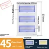 45-bit three-layer extra-large cover plate