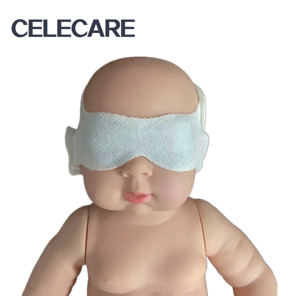 Newborn Sterilized Phototherapy Eye Protector Infant Jaundice Treatment Eye  Cover Medical Baby Eye Mask Accessories