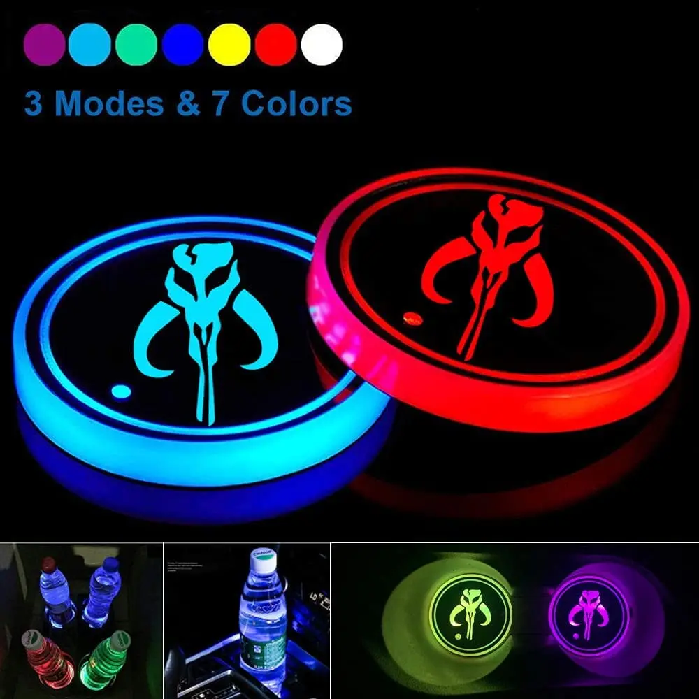 pressure light up cup holder