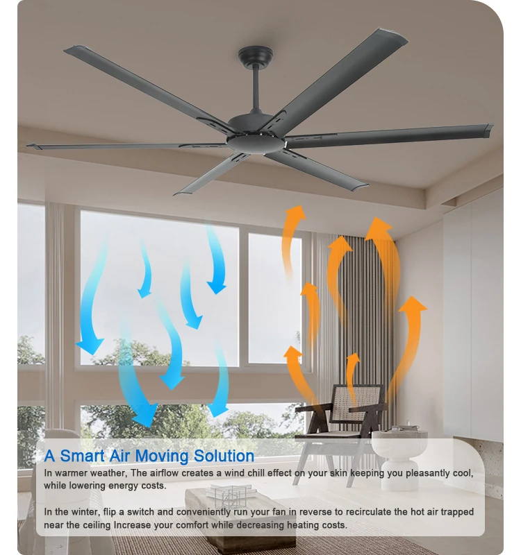 Ceiling Fan, 100, 70W, Metal - detail 12