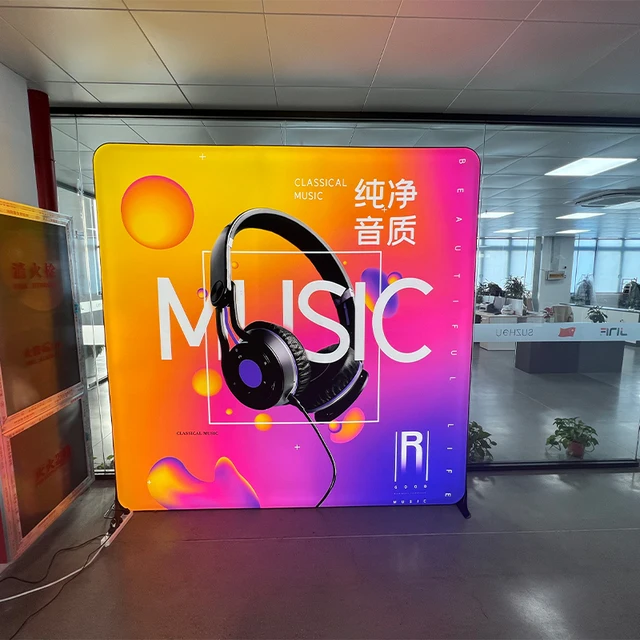Customized Large Size Backlit Fabric LED Advertising Light Boxes Rectangle Shape Made from Aluminum Alloy by China Manufacturer
