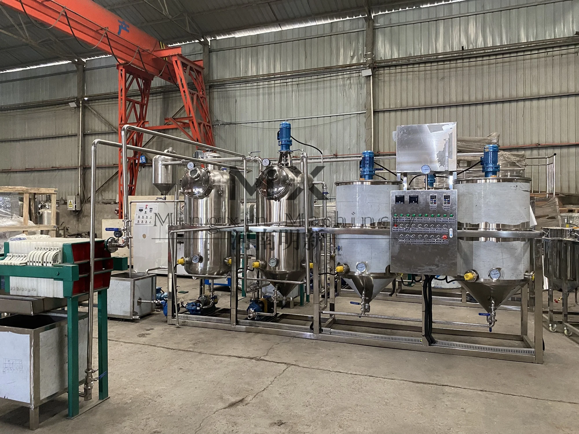 Refined Vegetable Oil Refining Machine Line