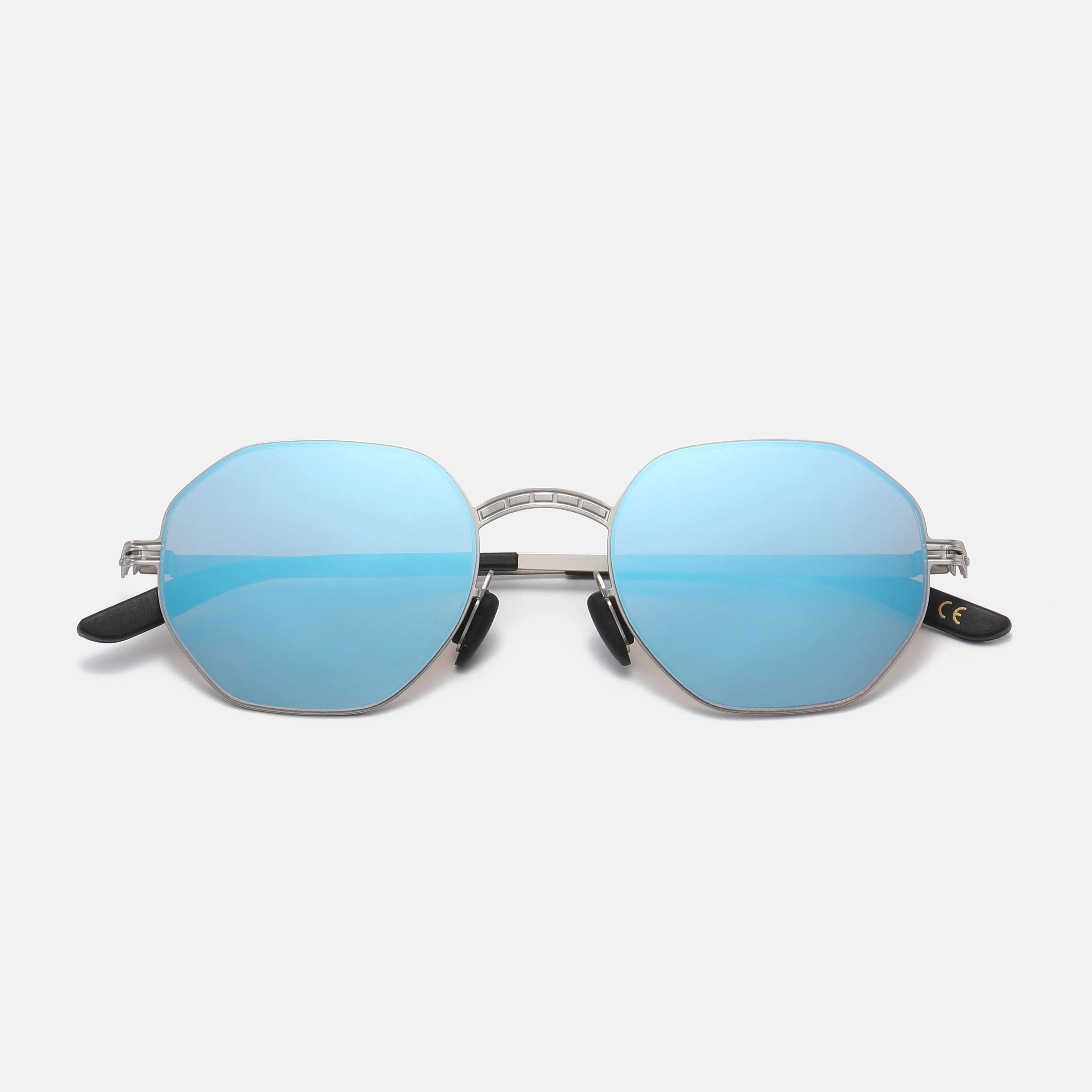 UV400 Rimless Irregular Sunglasses Metal Frame Polarized Lens Streetwear Amazon.com: Zentavi Rimless Sunglasses for Men Square  main image 2