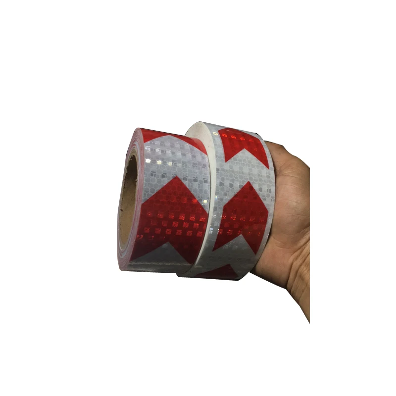 Желтая/зеленая и черная стрелка предупреждающая лента для безопасности дорожного движения отражающая наклейка светоотражающая