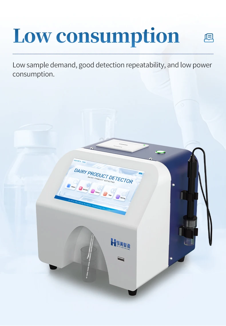 Milk Analyzer Machine Goat Uht Milk Fat Protein Test Equipment ...