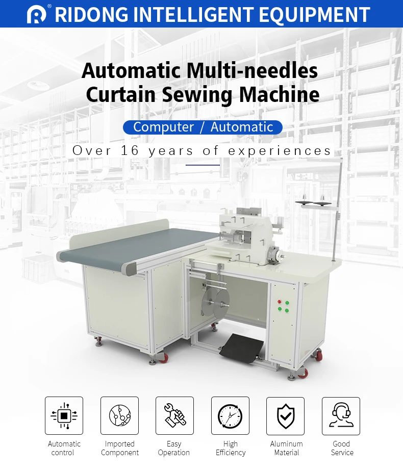 Computer Curtain Multineedle Sewing Machine For Sewing The Curtain