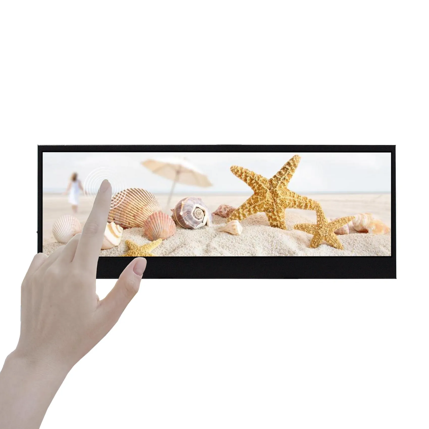 14Inch Portable Monitor Touchscreen Capacitive Portable Monitor Touch Ips 4K 3840X1100 14Inch Open Frame Lcd Monitor
