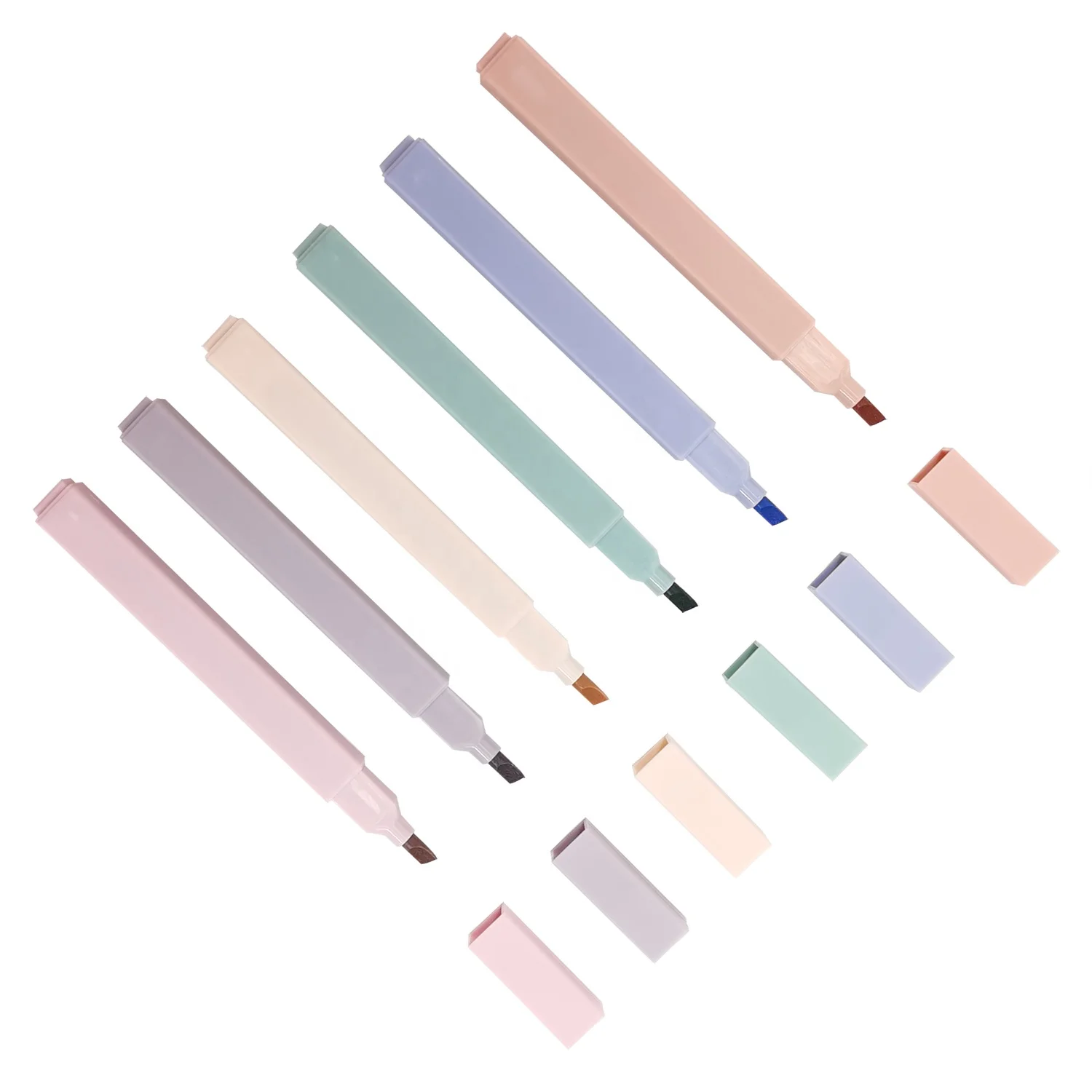 Рекламный подарок стираемый светлый многоцветный пастельный Хайлайтер для школы