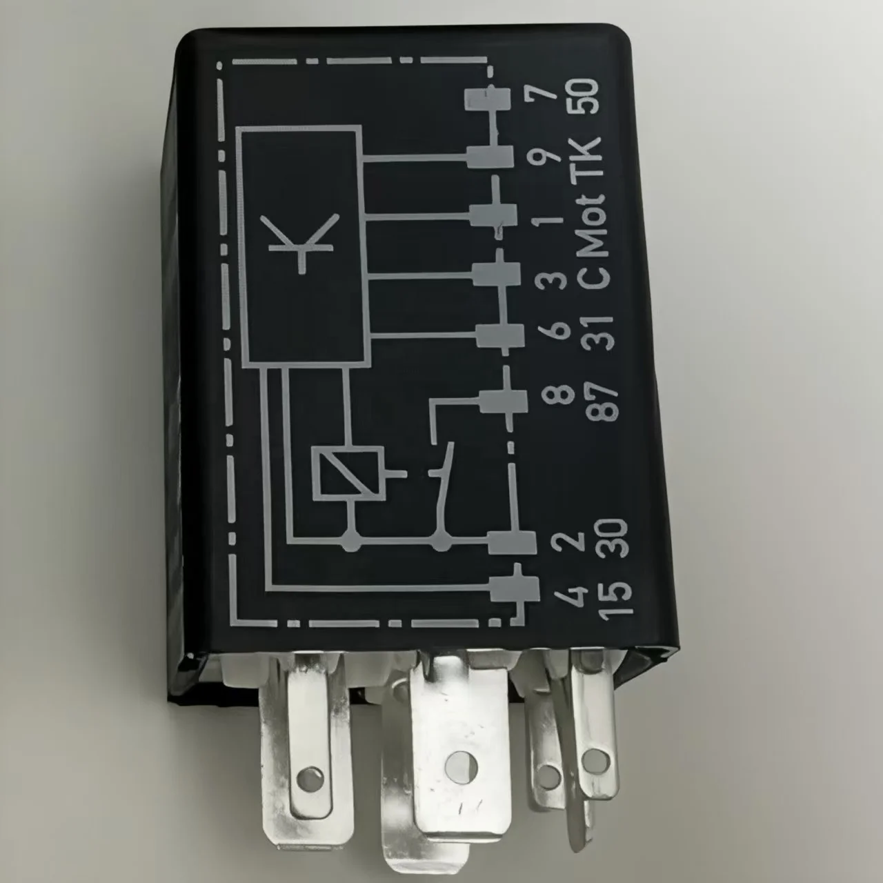 EMSea Relé de Bomba de Combustible de 7 Pines Reemplazo 1J0906383B 1J0906383C 1J0906383 Relé de 12 V 40 A Compatible con Audi TT Compatible con VW Bora
