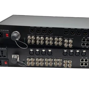 300m 12G-SDI Video Ethernet Media Fiber Converter SDI Fiber Extender with 3K93C Fiber Connector