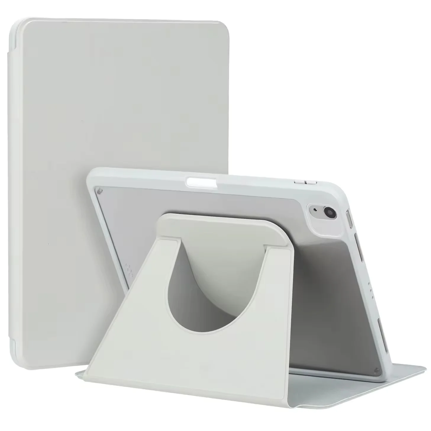 product customizable 360 degree rotating three fold acrylic and plastic made with pu by business type for ipad 11 generation table case-9