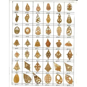 Nickel-Free Brass Findings Filigree Stapling Jewelry Components Metal Spacers & Components Made Copper Iron Metallic Materials