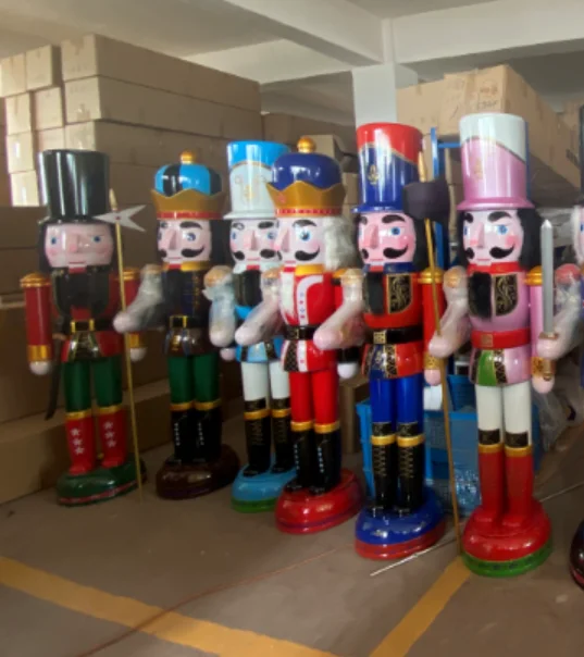 Large Nutcracker Plastic Life Size Christmas Decoration Outdoor