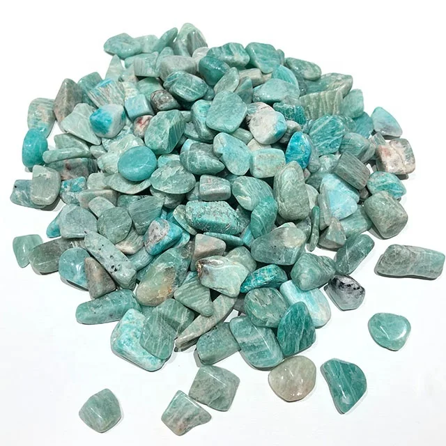 Natural Green Quartz Crystal Stone Amazonite Gravel Tumbled Stones Buy Amazonite Gravel Healing Crystal Stone Polished Tumbled Stones Product On Alibaba Com