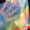Couleur arc-en-ciel + cristal ab pierre