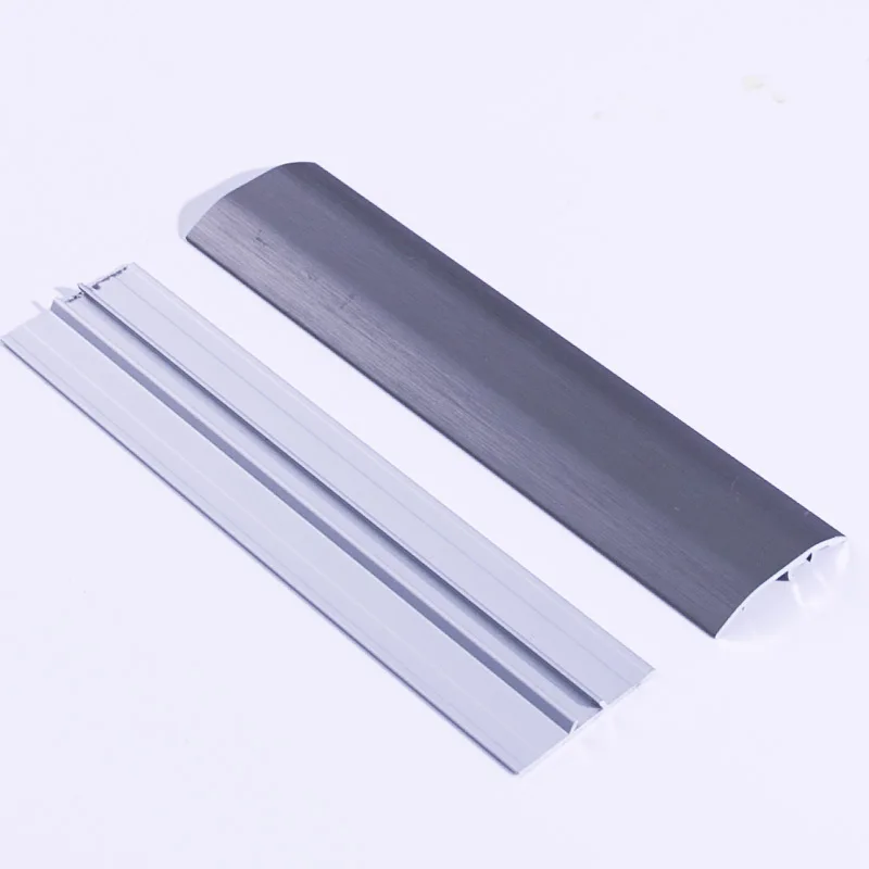 Foshan FSF Tiles & Accessories Aluminum Threshold Floor Threshold Vinyl Flooring Trim Rubber Floor Transition Strips