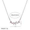 Silver bow-knot-necklace