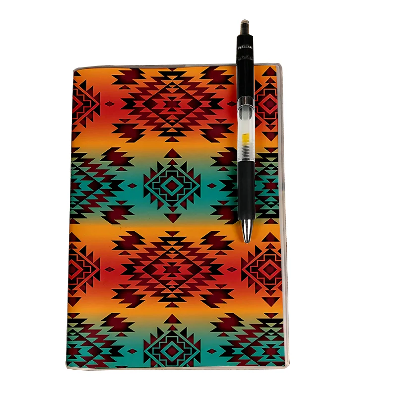 Boutique Western Style Aztec Cow Skull Notebook - Buy Aztec Notebook ...