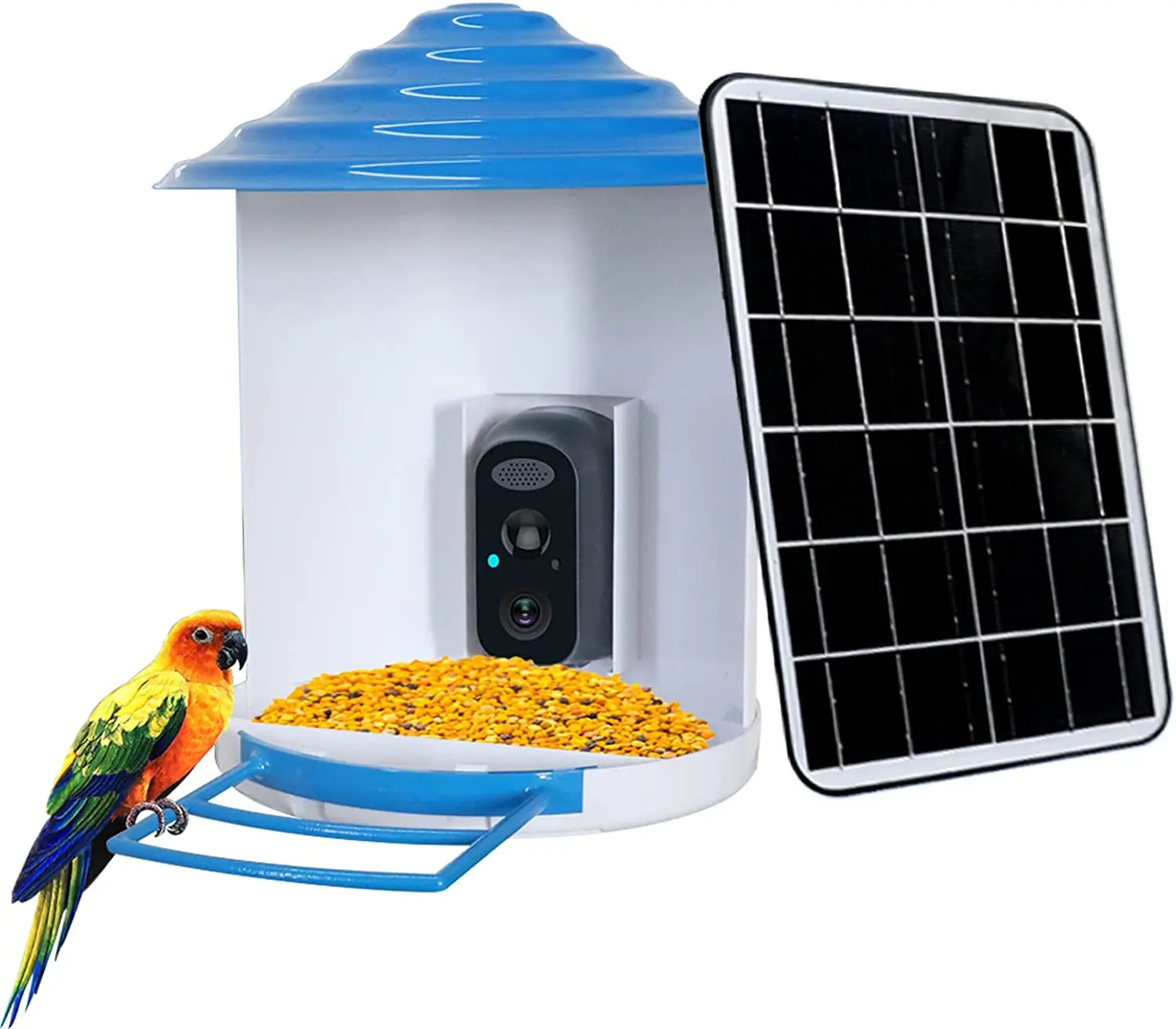 Parrot Automatic Feeder Wild Bird Feeder Canary Seed Food Container