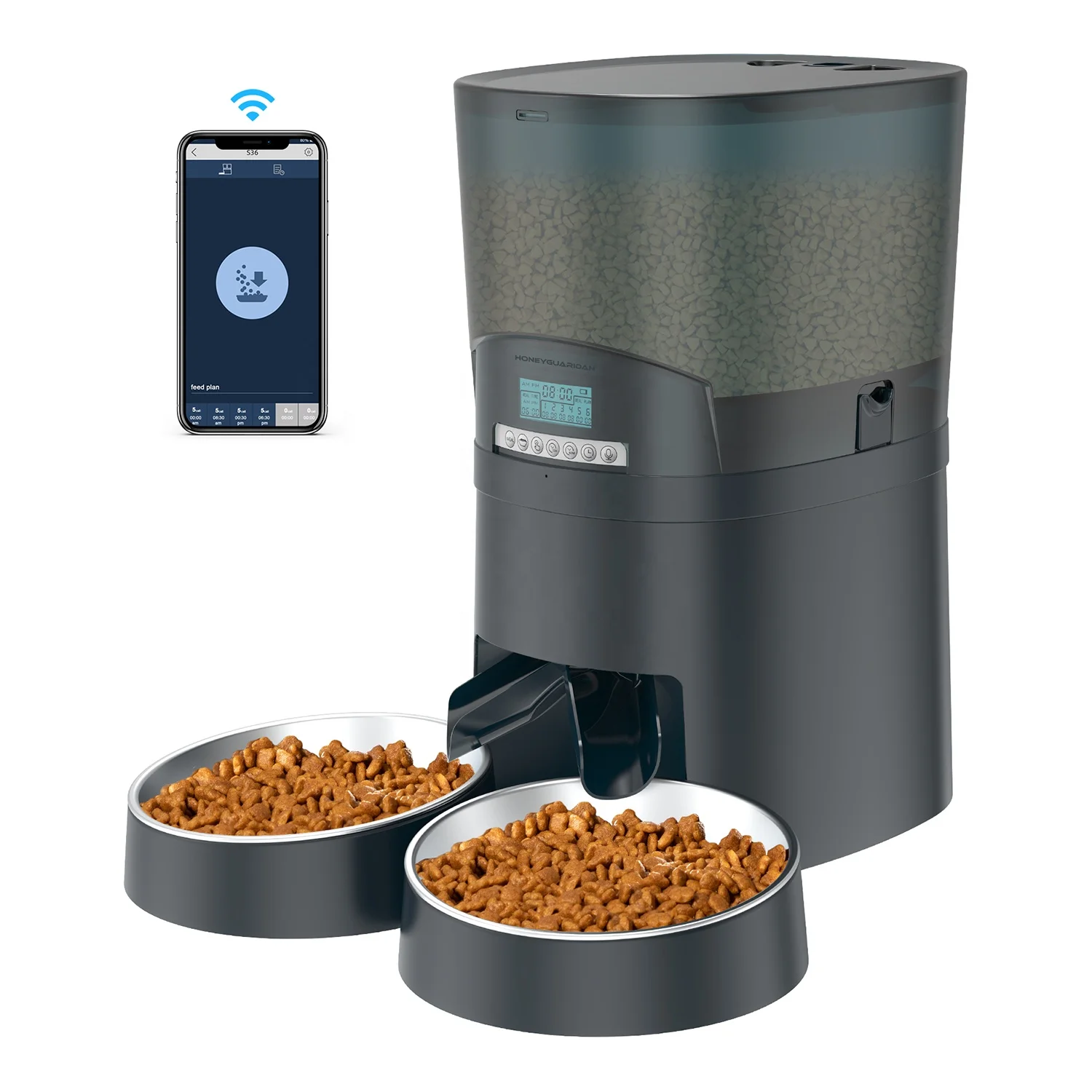 Automatic Cat Feeder for Two Cats