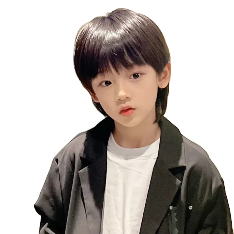 Mullet Male Short Straight Hairstyles Wig Male Short Straight Hair