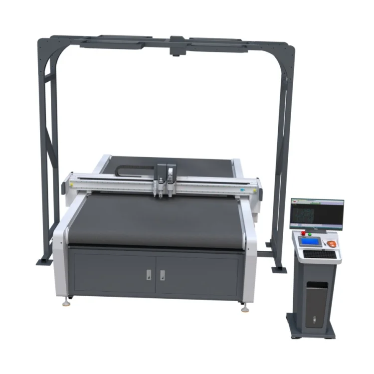 Flatbed CNC Knife Cutter Digital Cutting Machine for Garment Textile Prepreg Cloth Denim Fabric Neoprene