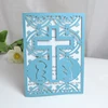 laser cut blue card