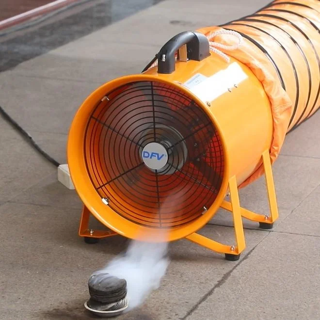 220V 50Hz 12 Inch Cooling Exhaust Fan Air Vent Ventilation Exhaust Duct  Ventilation Air Fan With 10m Duct