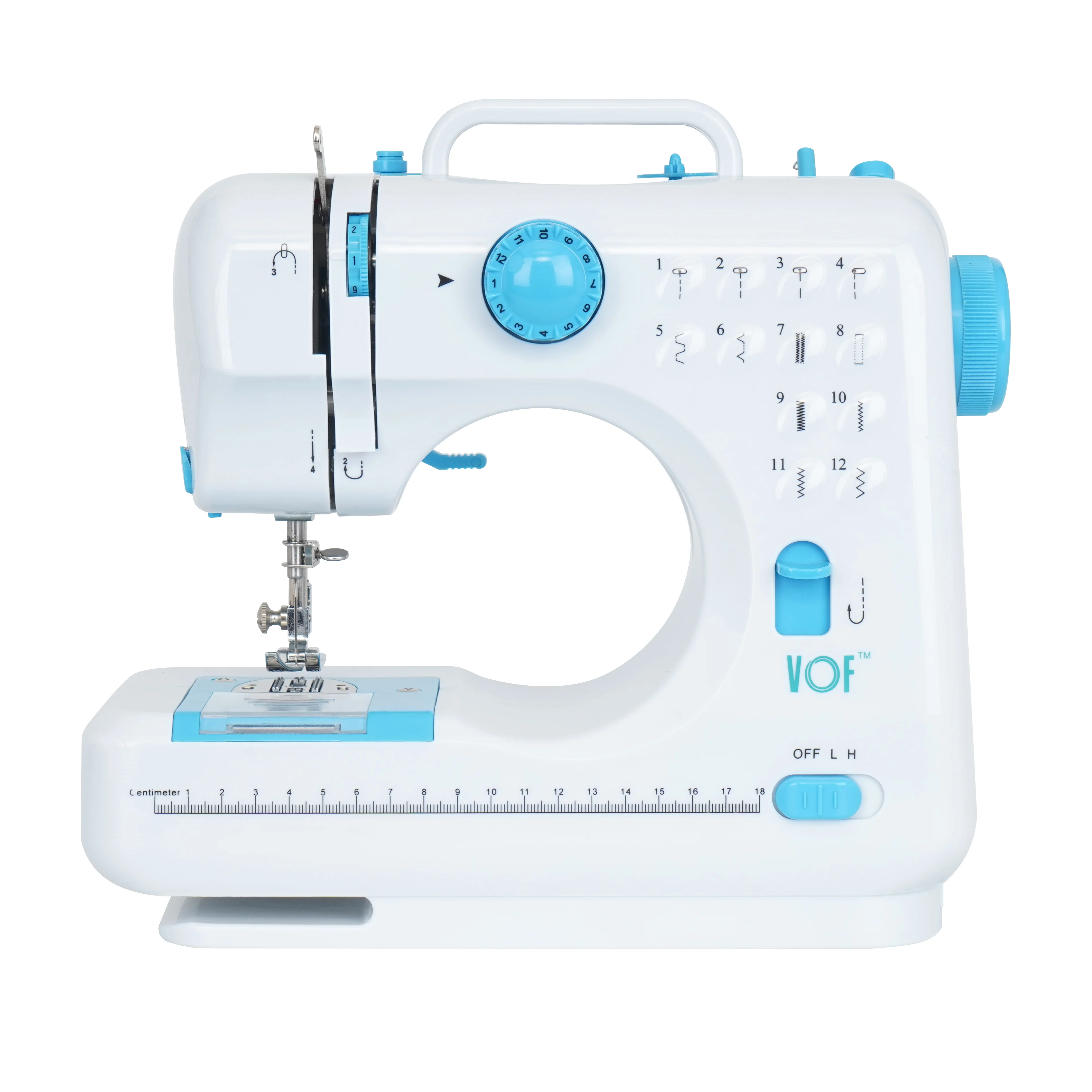 VOF FHSM-505 Automatic Pattern Hem Jeans Homeuse Suit Overlock Sewing Machine with Foot Pedal