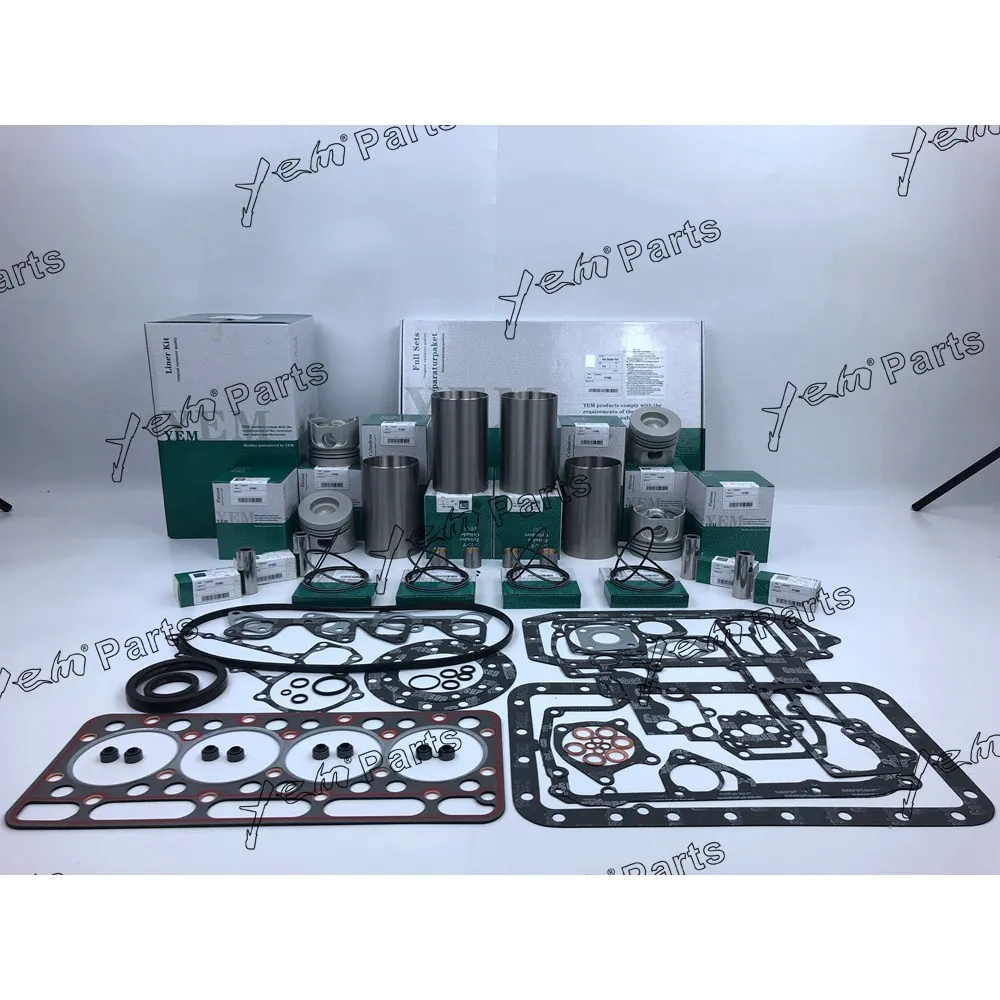 V1902 Overhaul Kit With Gasket Set for Kubota Engine Overhaul Kit 3