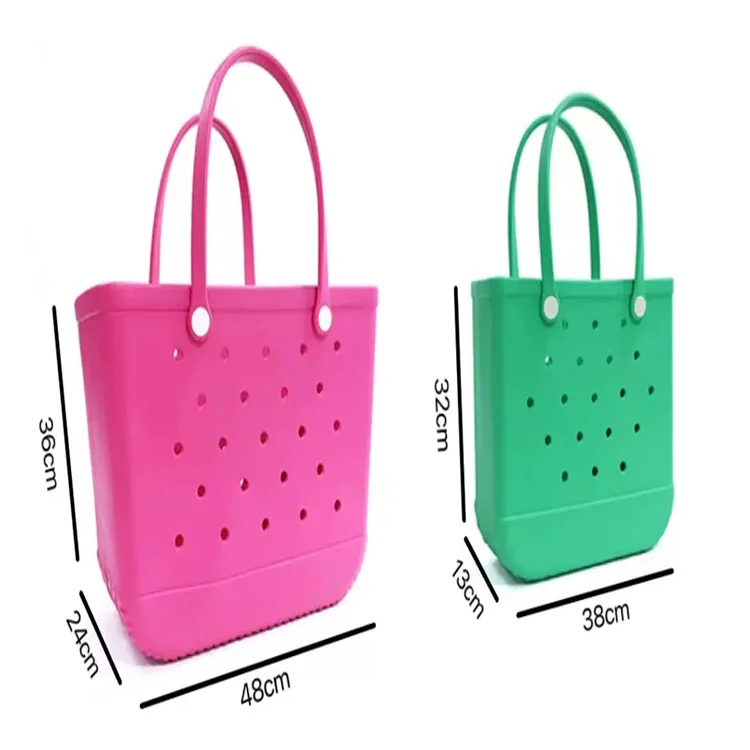 Large Capacity Outdoor Camping Tote Bag,Customized Simple Southern Eva Beach Bag,Bogg Beach Bag