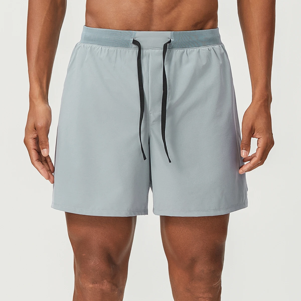 Ultra Soft Men's 2-in-1 Gym Shorts Breathable Mesh Inside Quick Dry Compression Sports Shorts Casual Style Waterproof Feature