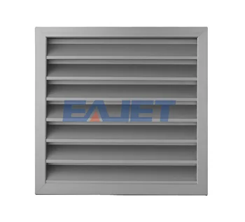 Air ventilator anodized aluminum weatherproof fresh air grille outside wall waterproof louver