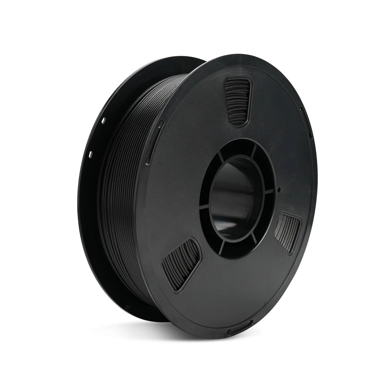 뉴 마스3DP PLA-CF 1.75mm, 1KG, 3D 프린트 필라멘트, 식물 기반, 부드러운 흐름, 막힘 및 기포 없음, 블랙, FDM 3D 프린터용