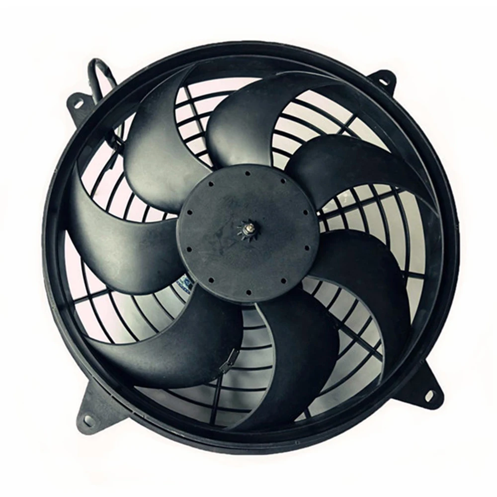 thumbnail image 2 of 24V 160W AC Radiator Fan - 330mm 5-Blade Cooling Fan For Buses & Trucks 2 of 12