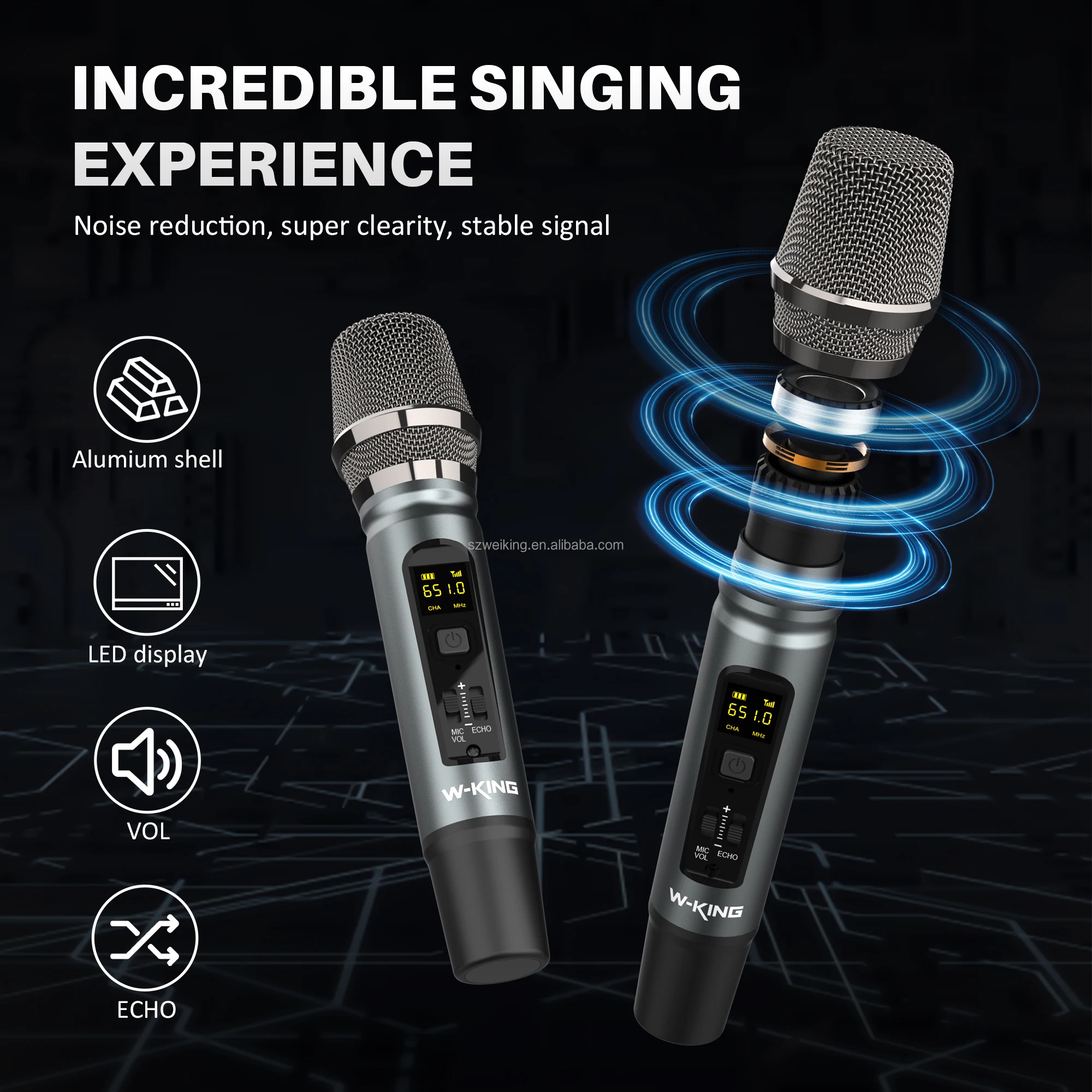 W-KING X20 Bluetoothスピーカー 大迫力200W 防水、防塵 オリジナルW-KING X20パワフル200WIP67防水ポータブルワイヤレス