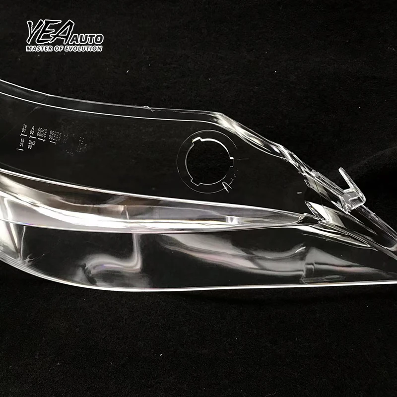 product yea auto car headlight glass pc lampshade cover lens for bmw 5 series e60 headlamp high version glass shade lens cover 2004 2010-33