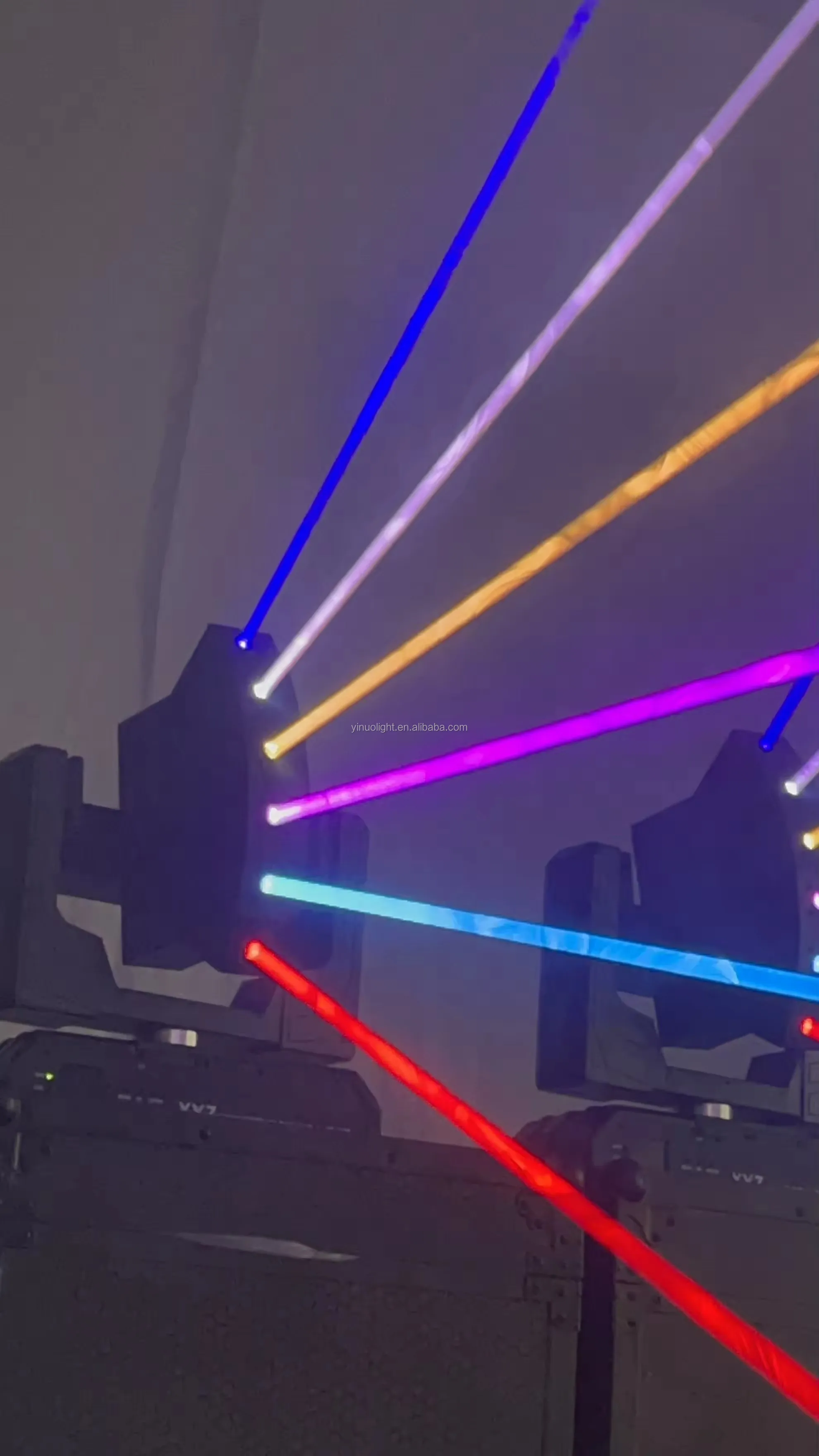 6 Eyes RGB/RED Laser Moving Head Light - DMX512 Controller