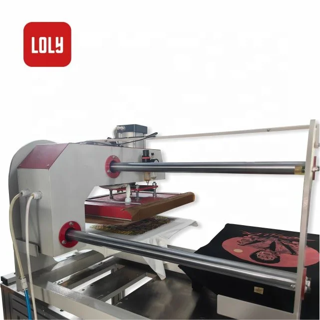 40*60cm semi-auto double station heat press machine pneumatic heat press iron machine for T-shirt/clothing DTF printing press