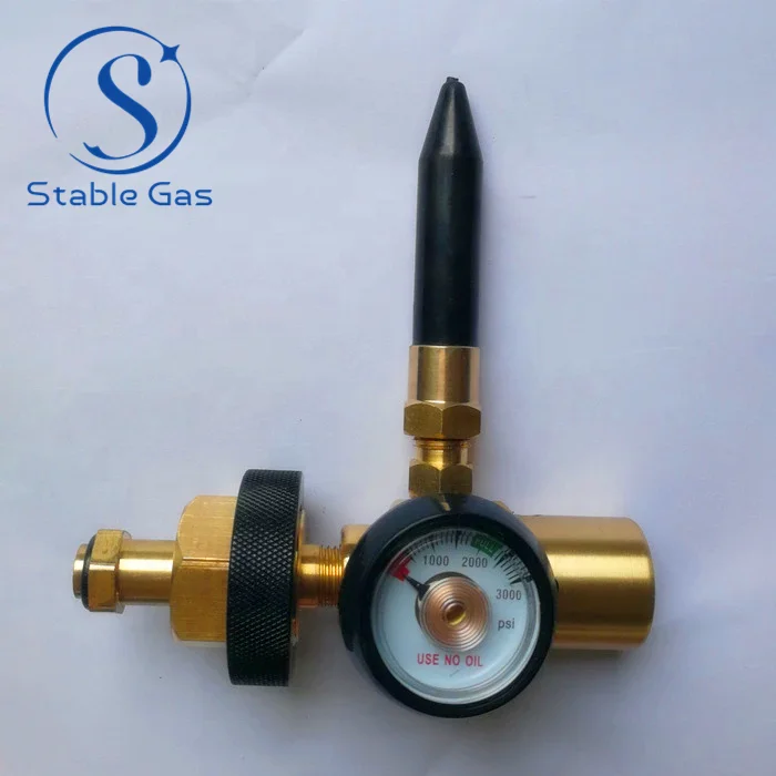 Оптовая продажа прочный латунный регулятор для гелиевых шаров 3000psi