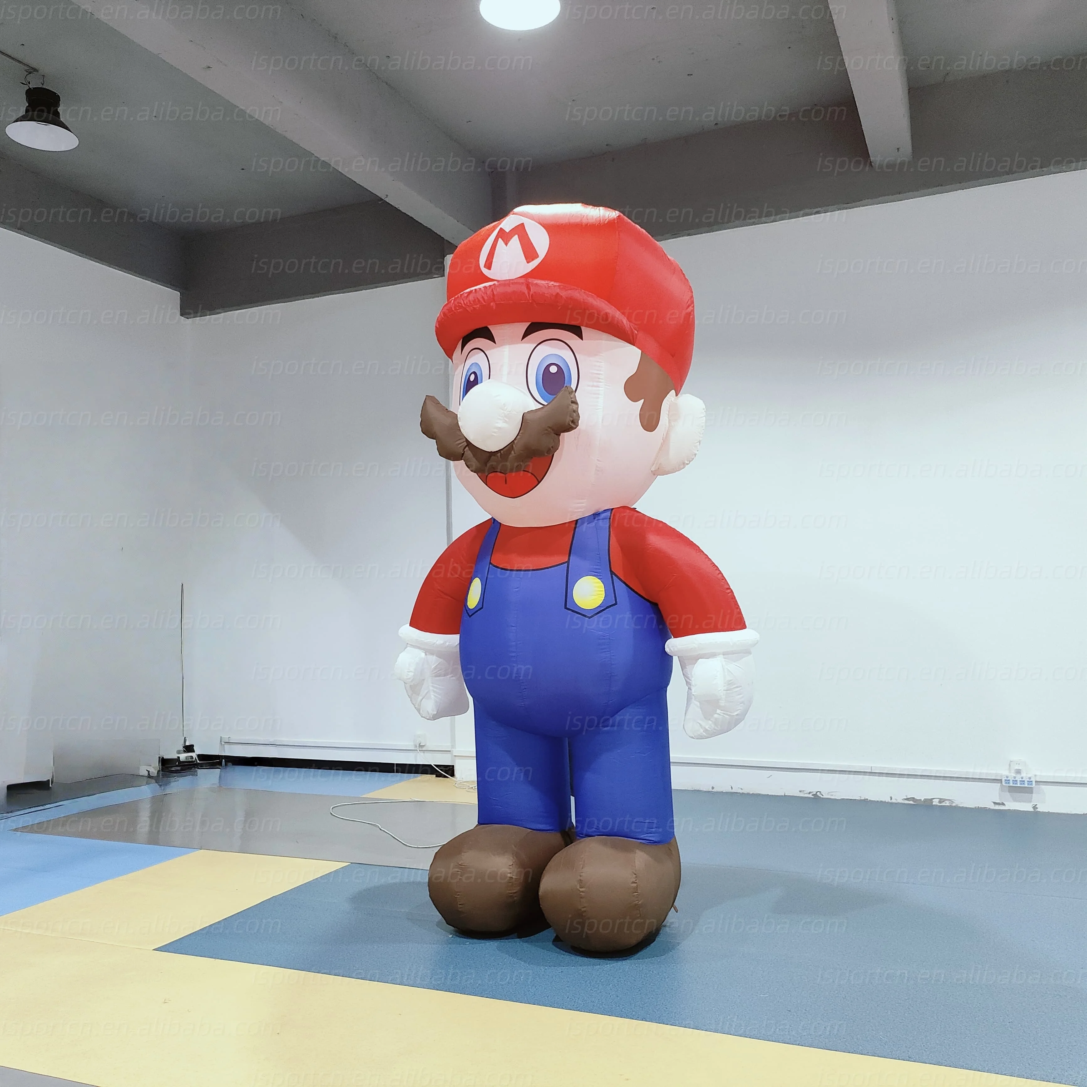 New Design LED Lighting Inflatable Super Mario Blow up Mario Bros Inflatable Mario Model