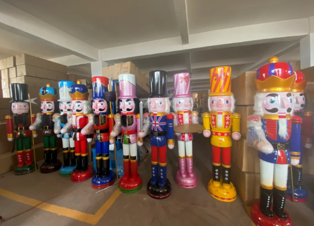 Large Nutcracker Plastic Life Size Christmas Decoration Outdoor ...