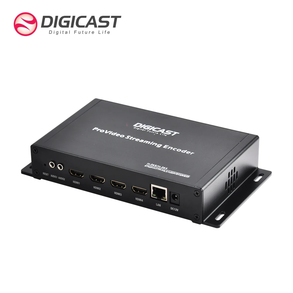 Cable Tv Digital Hd Encoder Over Ip H.264 With Rtmp Rtsp Udp Output
