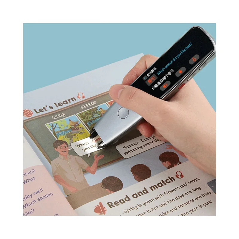 Портативный сканер OEM переводное устройство язык голосовой переводчик запись MP3 индивидуальный ручка для обучения