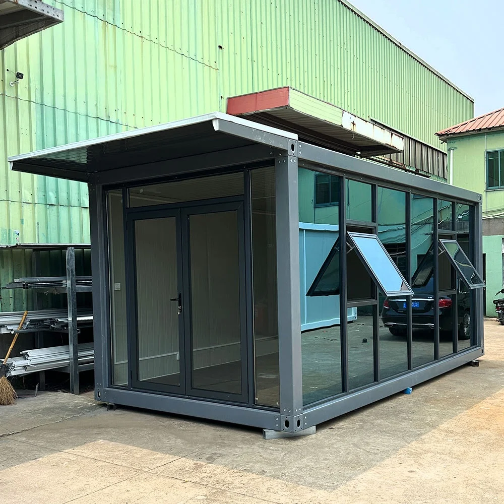 China Wholesale Detachable Container Housese Prefabricated House Bedrooms Containers Homes Building with Canopy