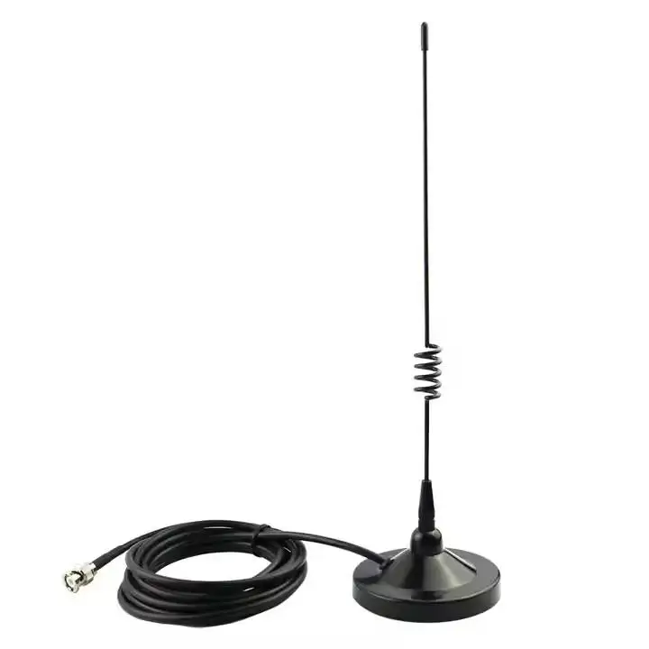 Small Size Dual Band VHF UHf 144MHz  430MHz  Car Radio Magnet Base Mount Antenna for ICOMs Midlands Mobile Radio