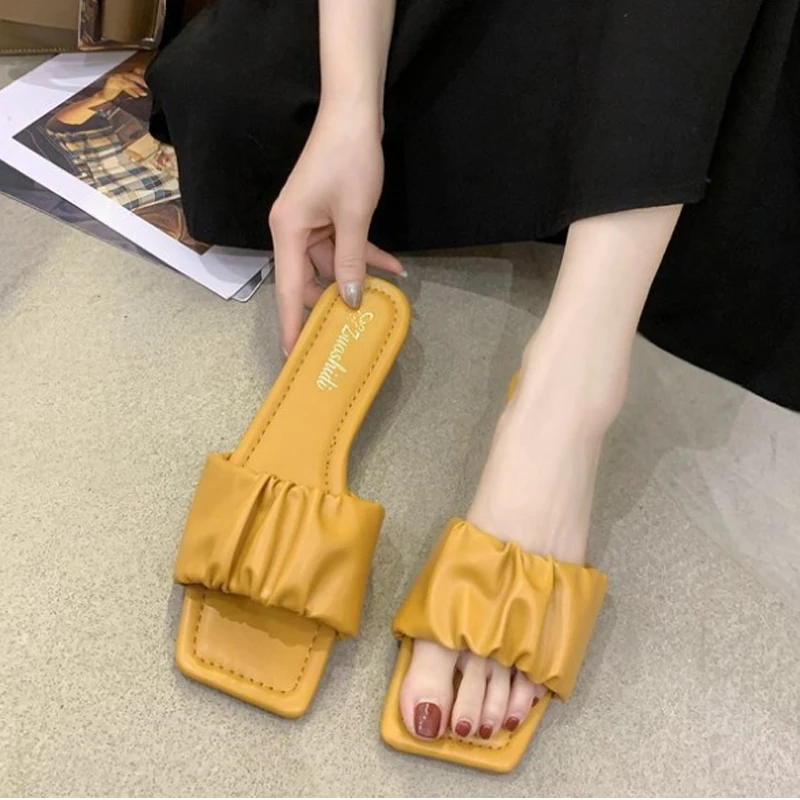 Оптовая продажа, недорогие повседневные женские сандалии на плоской подошве с цветным бантом