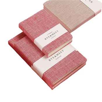 Personalized Custom A5 Leather Hardcover Journal Notebooks Diary with Elastic Enclosed