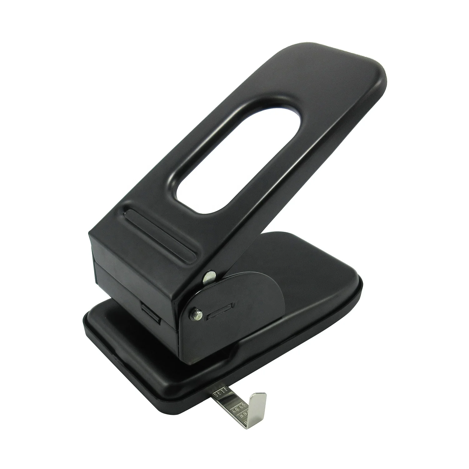 Office Binding Supplies Heavy Duty 60 Sheets 80mm Black Custom Punch Durable Manual Handle Paper Hole Puncher Big Paper Punch