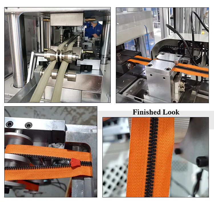 Automatic Plastic Derlin Zipper Teeth Injection Moulding Machine Zipper